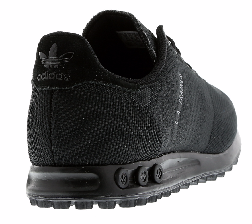 adidas la trainers black mens
